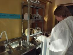 проверка состояния посуды